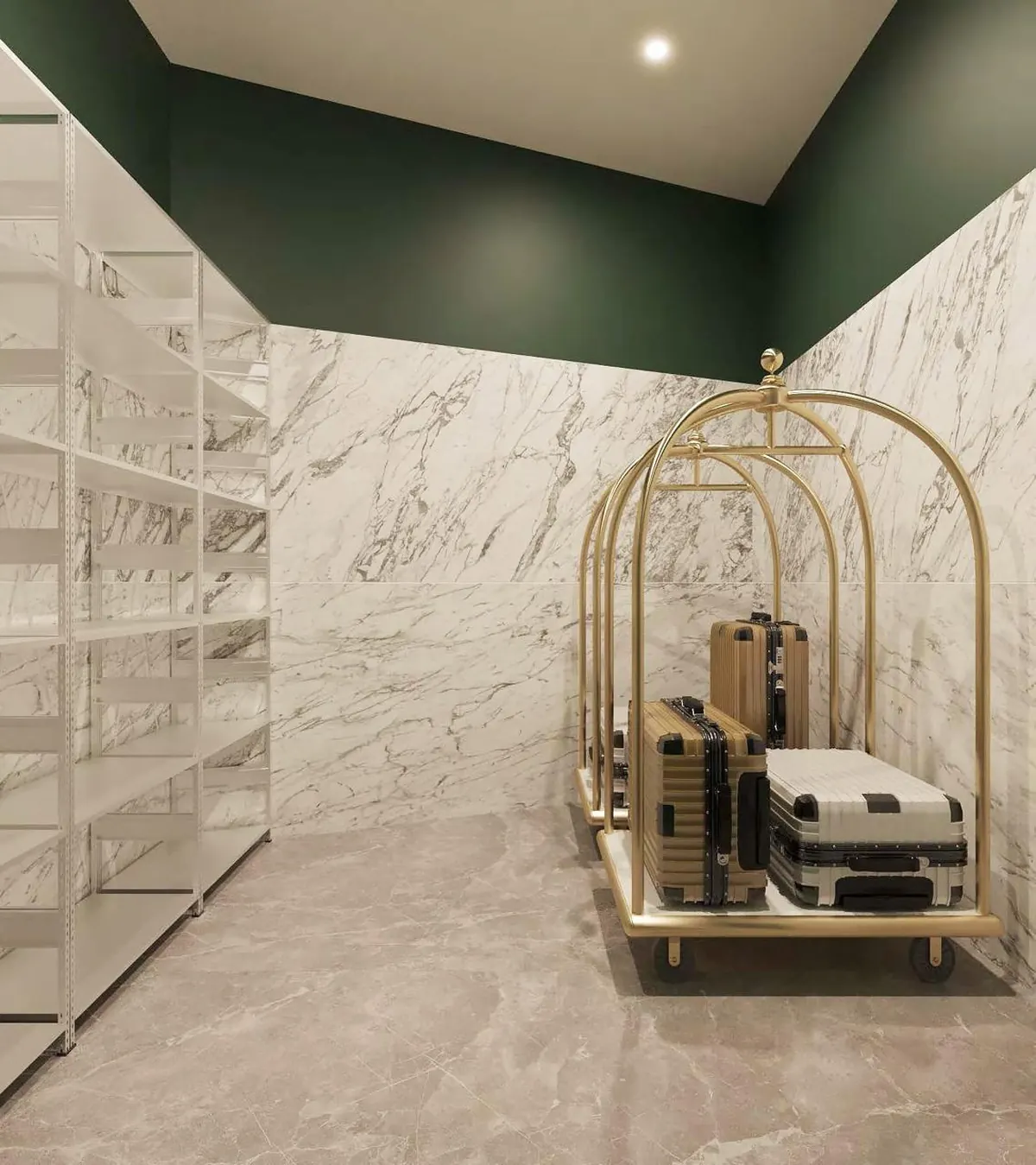 Интерьер номера в отеле Greenmont